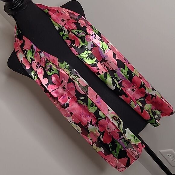 Colorful 13x60" polyester scarf - Picture 1 of 7